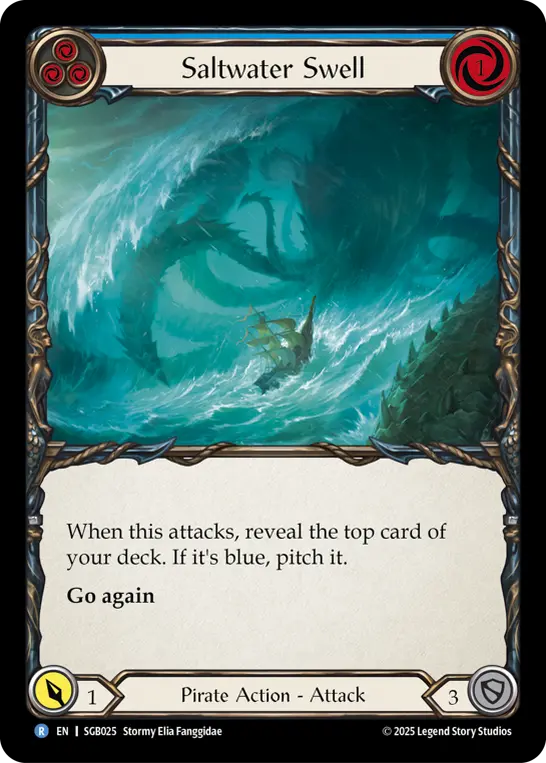 Saltwater Swell (Blue) SGB025