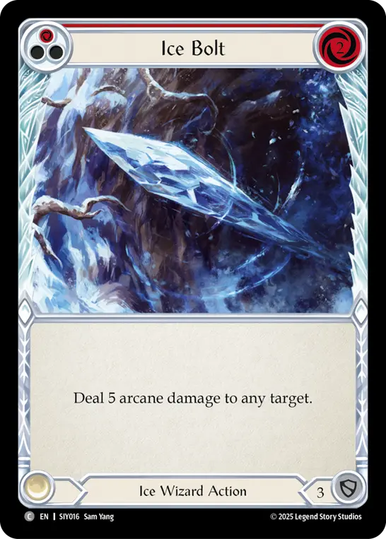 Ice Bolt (Red) SIY016