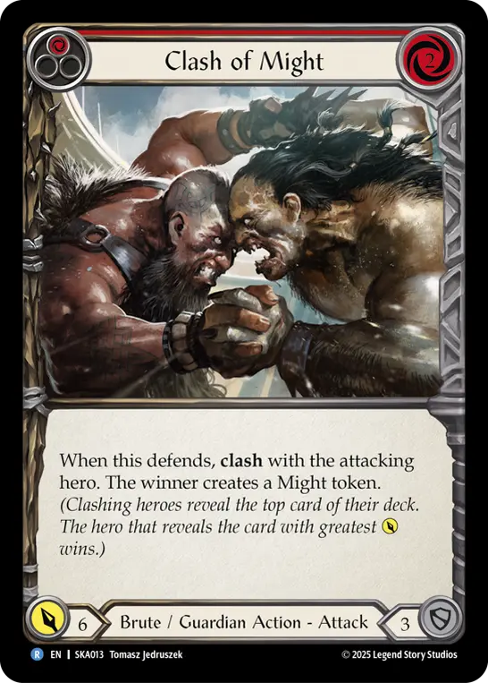 Clash of Might (Red) SKA013