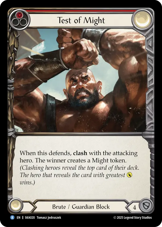 Test of Might (Red) SKA020