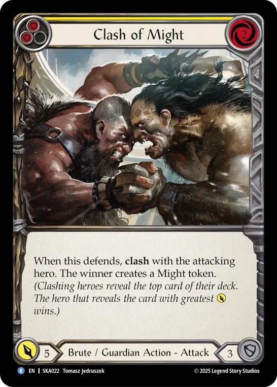 Clash of Might (Yellow) SKA022