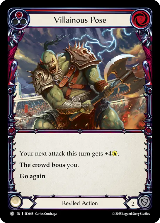 Villainous Pose (Red) SLY015