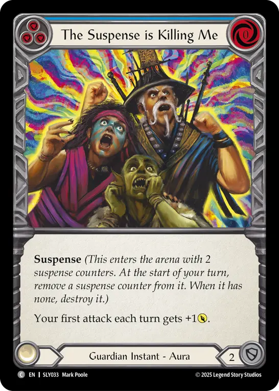 The Suspense is Killing Me (Blue) SLY033