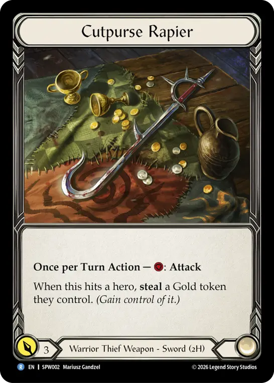 Cutpurse Rapier SPW002