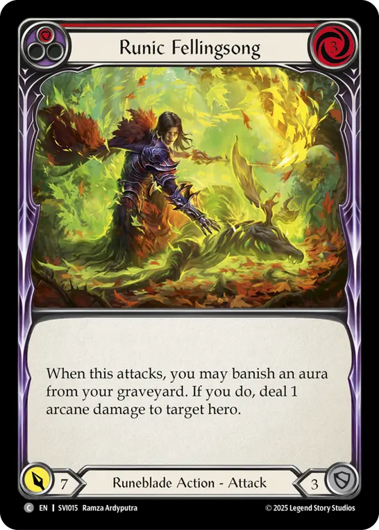 Runic Fellingsong (Red) SVI015