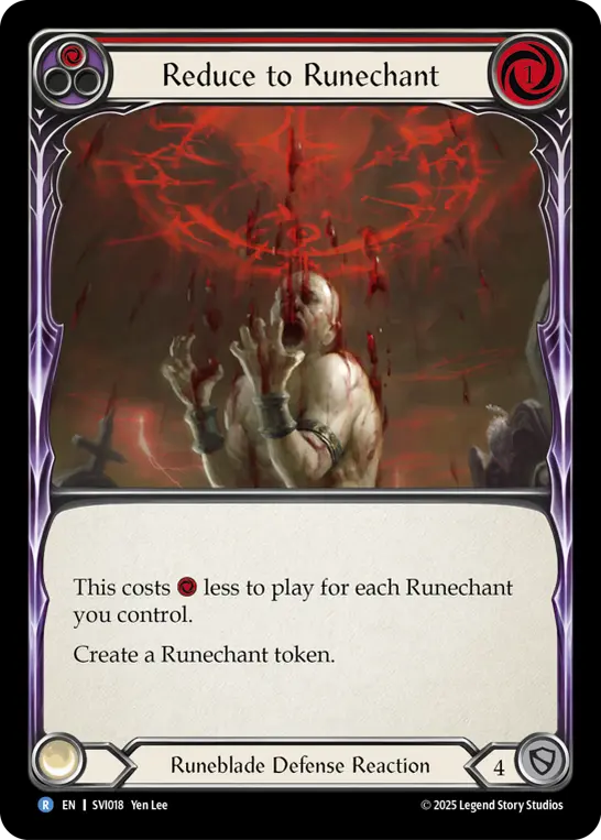 Reduce to Runechant (Red) SVI018