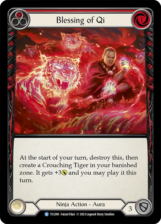 Blessing of Qi (Red)