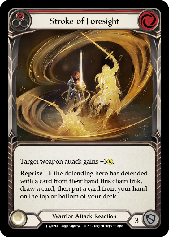 Stroke of Foresight (Red) TEA009