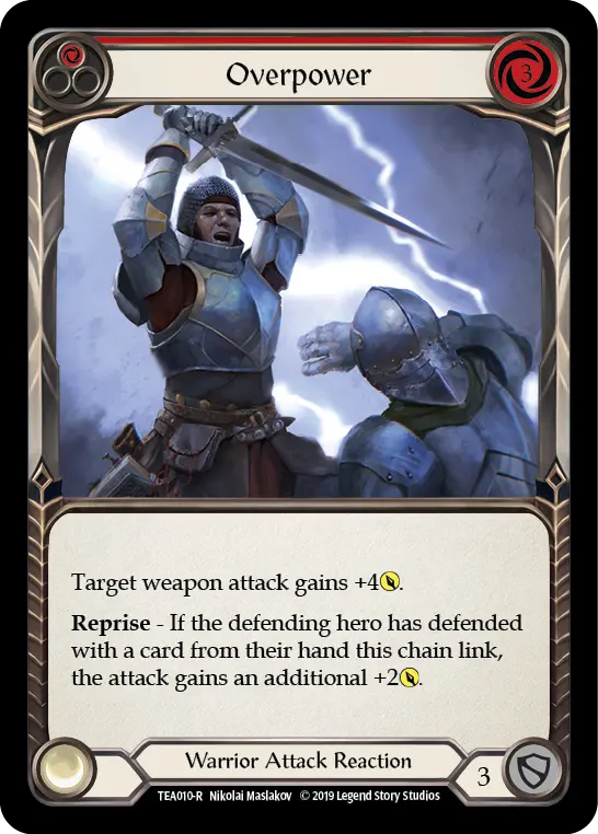 Overpower (Red) TEA010