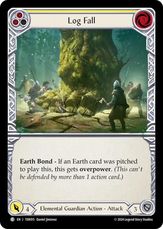 Log Fall (Yellow)