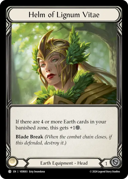 Helm of Lignum Vitae VER003