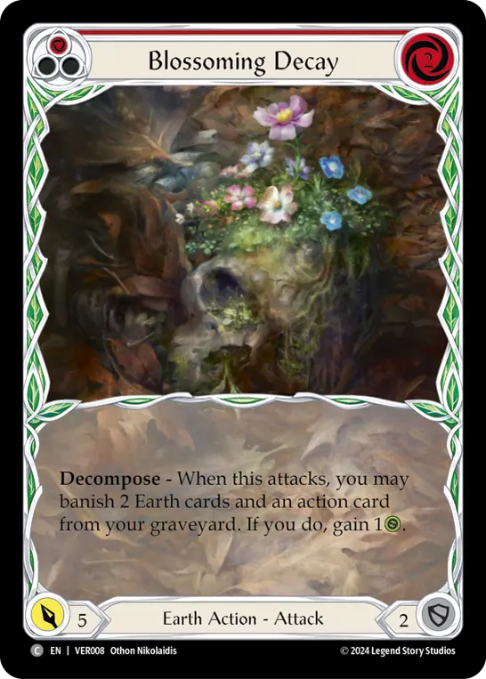 Blossoming Decay (Red) VER008