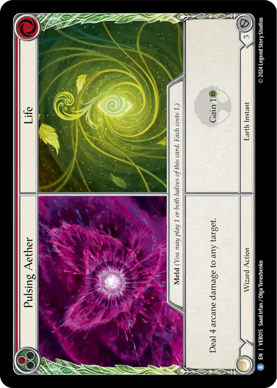 Pulsing Aether // Life (Red)