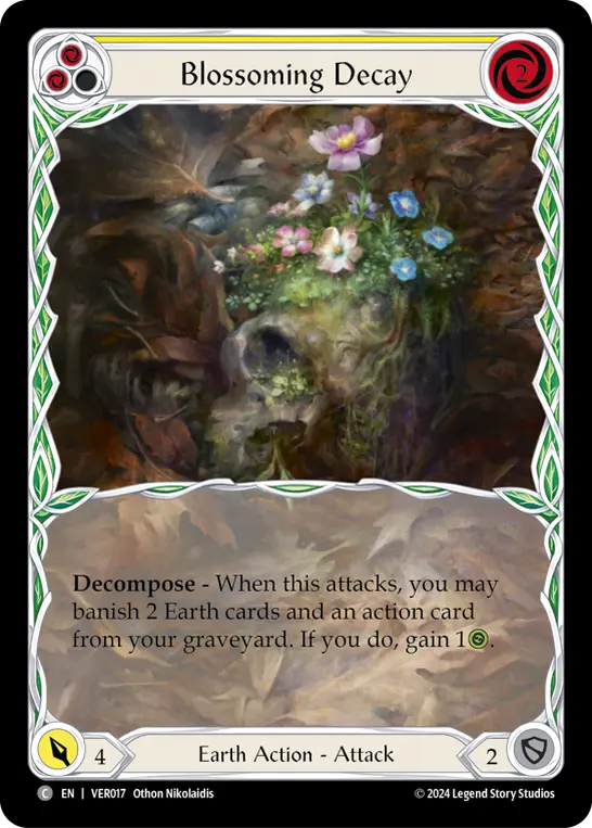 Blossoming Decay (Yellow)
