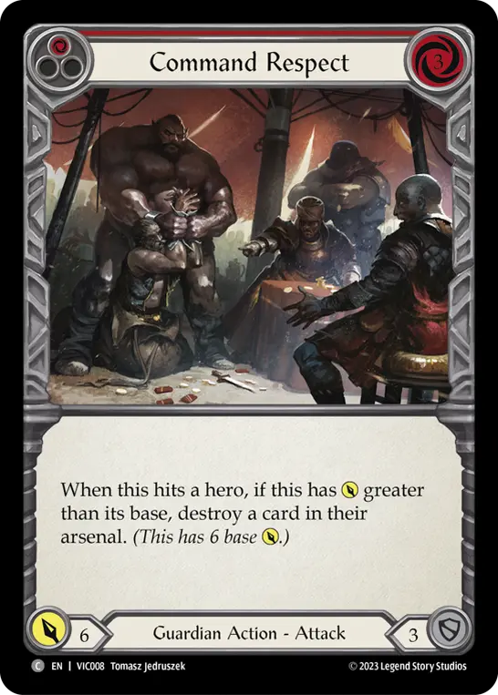 Command Respect (Red) VIC008