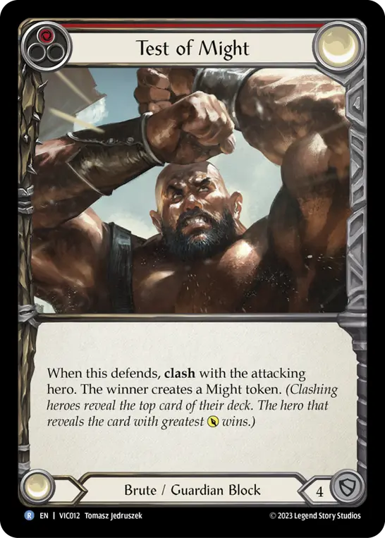 Test of Might (Red) VIC012