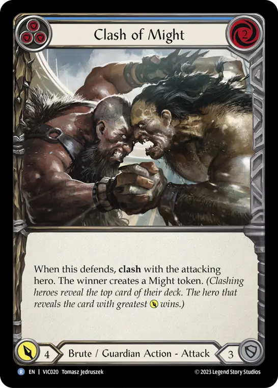 Clash of Might (Blue) VIC020