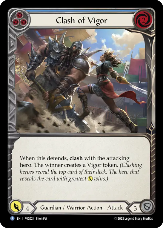 Clash of Vigor (Blue) VIC021