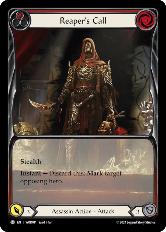 Reaper's Call (Red) WOD011
