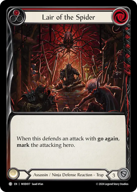 Lair of the Spider (Red) WOD017