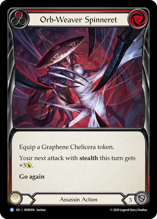 Orb-Weaver Spinneret (Red) WOD018