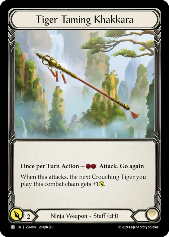 Tiger Taming Khakkara ZEN002