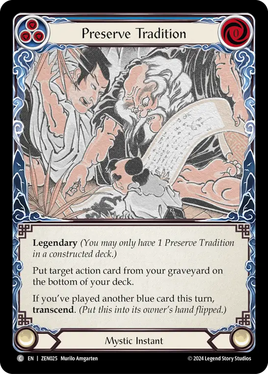 Preserve Tradition (Blue)