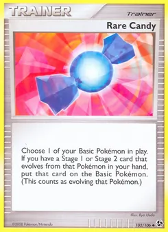 Rare Candy 102/106, carta de Pokémon de Grandes Encuentros