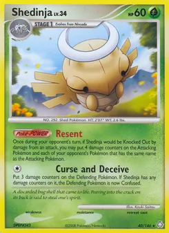 Shedinja 40/146, carta de Pokémon de Despertar de las Leyendas