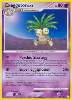 Exeggutor 54/146, carta de Pokémon de Despertar de las Leyendas