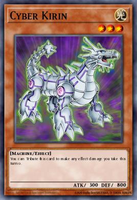 Cíber Kirin DP04-005, carta de Yu-Gi-Oh! de Duelist Pack: Zane Truesdale