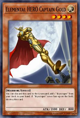 HÉROE Elemental Capitán Gold DP06-004