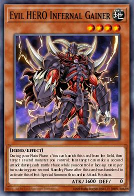 HÉROE Malvado Infernal Gainer DP06-007