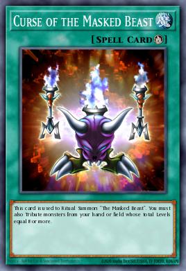 Maldición de la Bestia Enmascarada DPBC-032, carta de Yu-Gi-Oh! de Duelist Pack: Battle City