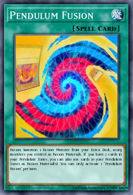 Fusión del Péndulo DPDG-005, carta de Yu-Gi-Oh! de Duelist Pack: Dimensional Guardians