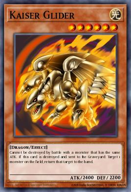 Planeador Kaiser DPKB-015, carta de Yu-Gi-Oh! de Duelist Pack: Kaiba