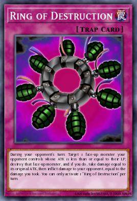 Anillo Destructor DPKB-036, carta de Yu-Gi-Oh! de Duelist Pack: Kaiba