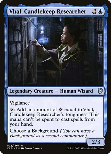 Vhal, Candlekeep Researcher 102