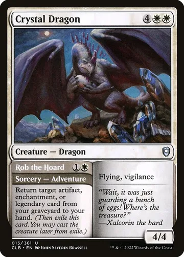 Crystal Dragon // Rob the Hoard 13