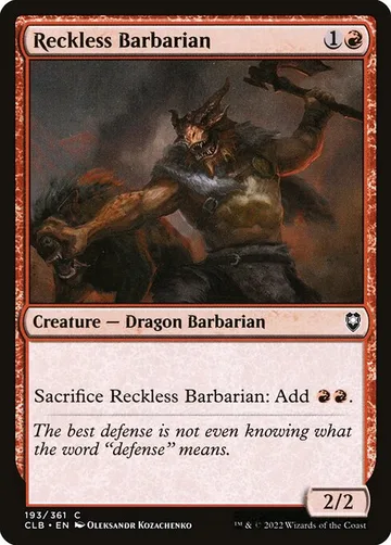 Reckless Barbarian 193