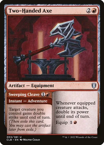 Two-Handed Axe // Sweeping Cleave 203