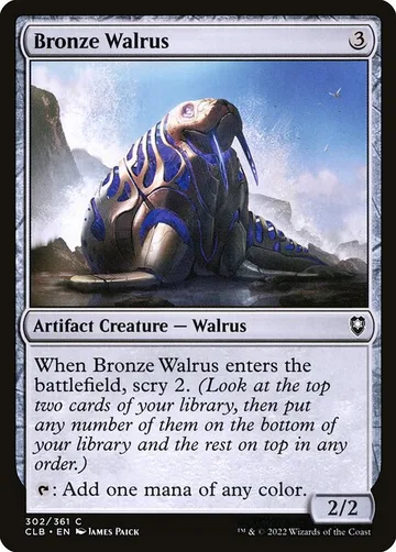 Bronze Walrus 302