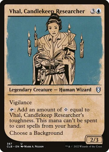 Vhal, Candlekeep Researcher 387