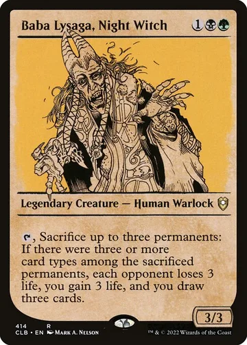 Baba Lysaga, Night Witch 414
