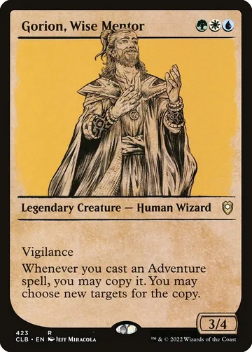 Gorion, Wise Mentor 423