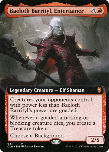 Baeloth Barrityl, Entertainer 627