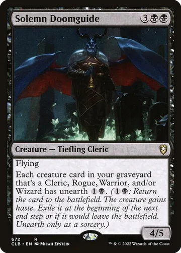 Solemn Doomguide 672