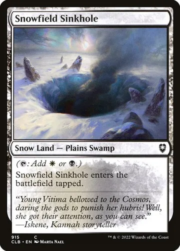 Snowfield Sinkhole 915