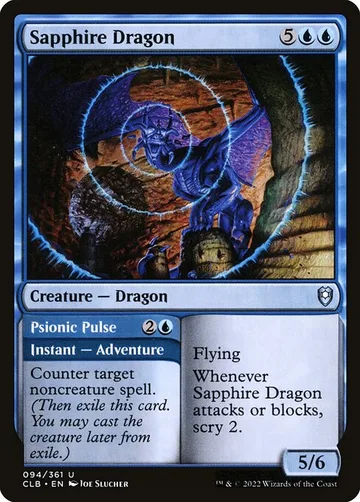 Sapphire Dragon // Psionic Pulse 94