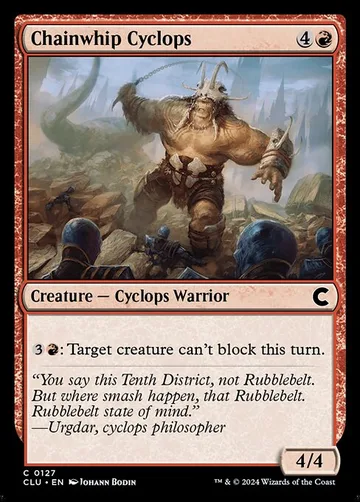 Chainwhip Cyclops 127